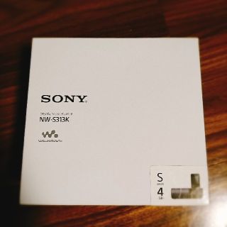 ソニー(SONY)の新品　未使用品　SONYスピーカ付きウォークマン NW-S313K(ポータブルプレーヤー)