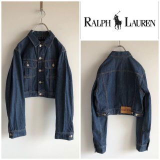 ラルフローレン(Ralph Lauren)のラルフローレン LEE 101J型 革パッチ ショートデニムジャケット 11(Gジャン/デニムジャケット)