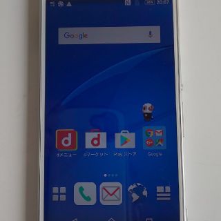 エクスペリア(Xperia)のXperia Z3 SO-01Gホワイト 訳あり(スマートフォン本体)