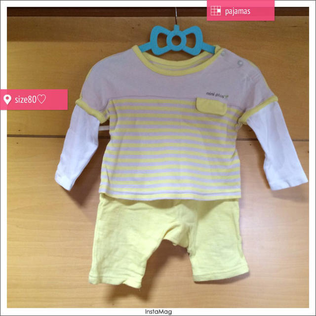 size80♡セットアップ パジャマ キッズ/ベビー/マタニティのキッズ服男の子用(90cm~)(その他)の商品写真