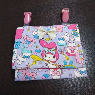 移動式ポケット　クリップ付オレンジ(外出用品)