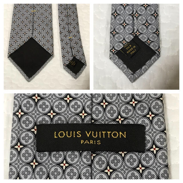 LOUIS VUITTON(ルイヴィトン)のルイヴィトン モノグラムスター ネクタイ グレー メンズのファッション小物(ネクタイ)の商品写真
