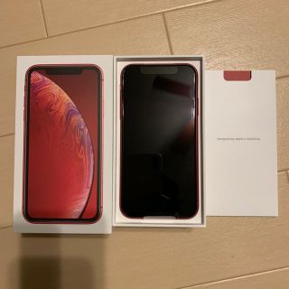 アイフォーン(iPhone)のiPhone XR 64GB レッド 新品未使用(スマートフォン本体)