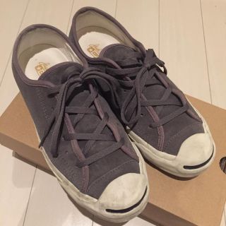 コンバース(CONVERSE)のconverse♡ジャックパーセル スエード モカシン 24(スニーカー)