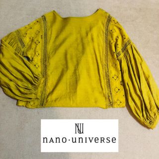 ナノユニバース(nano・universe)のナノユニバース トップス ブラウス バルーン マスタード(シャツ/ブラウス(長袖/七分))