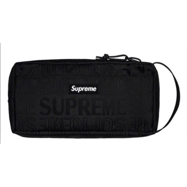 Supreme(シュプリーム)のOrganizer Pouch ブラック メンズのバッグ(セカンドバッグ/クラッチバッグ)の商品写真