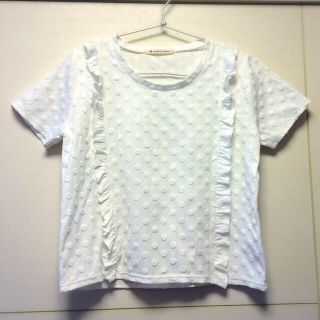 マジェスティックレゴン(MAJESTIC LEGON)のマジェスティックレゴン♡フリルTシャツ(Tシャツ(半袖/袖なし))