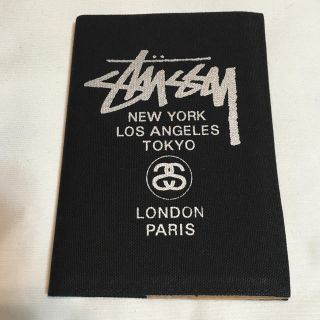 ステューシー(STUSSY)のStussy ノベルティ ノートカバー 付録2009年文庫本カバー ステューシー(ノート/メモ帳/ふせん)