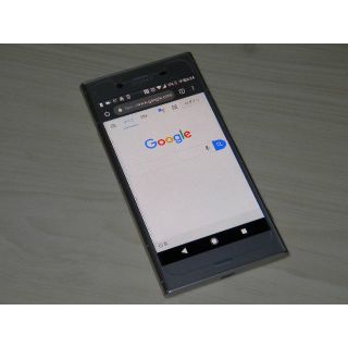 エクスペリア(Xperia)の【超美品】 Xperia XZs SIMフリー DSDS可 シルバー 64GB(スマートフォン本体)