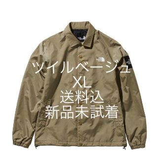 ザノースフェイス(THE NORTH FACE)の【ツイルベージュ】【XL】【新品】ザ ノース フェイス コーチジャケット(ナイロンジャケット)