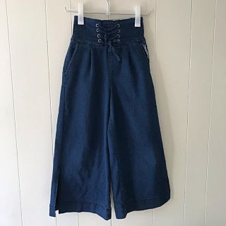 ラブトキシック(lovetoxic)の【LOVETOXIC】ラブトキシック レースアップ ワイドパンツ S(パンツ/スパッツ)