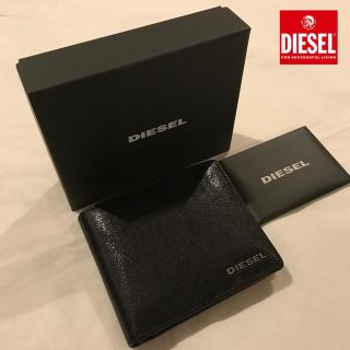 ディーゼル(DIESEL)のDIESELディーゼル◆メンズ財布◆ブラック◆JEM-J/HIRESH(折り財布)