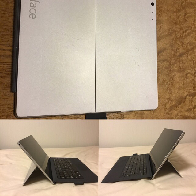 Surface pro3 SSD:128G メモリ4G キーボード、ペン付き 3