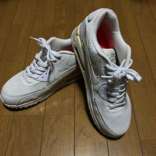 ナイキ(NIKE)のNIKE ナイキ エアマックス90  airmax90 ホワイト 26センチ(スニーカー)