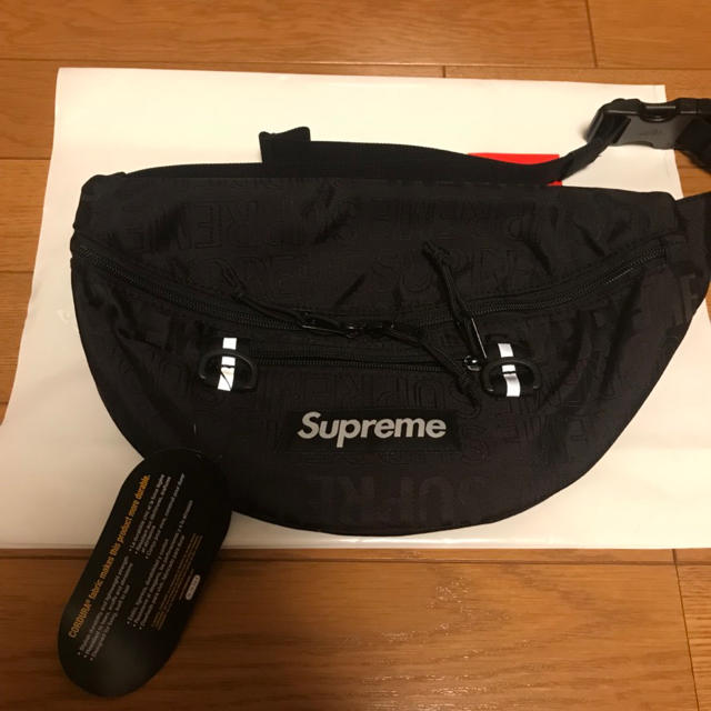 Supreme 19ss Waist Bag black