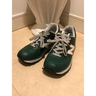 ニューバランス(New Balance)のNew Balance  ニューバランス 574 スニーカー グリーン 25.5(スニーカー)