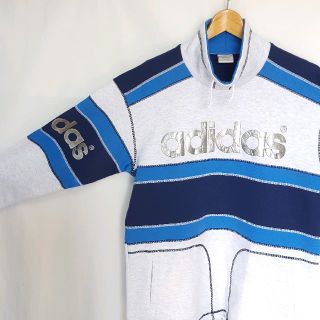 アディダス(adidas)の90s★古着 old adidas 銀タグ スウェット トレーナー(スウェット)