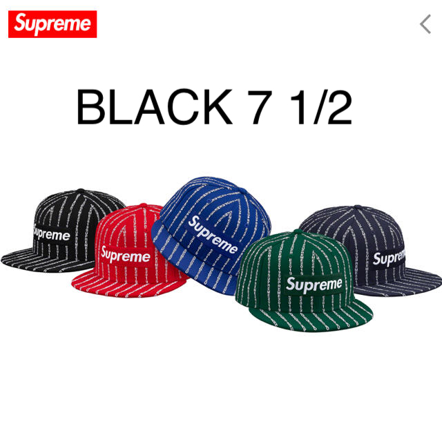 new era シュプリーム supreme cap 7 1/2