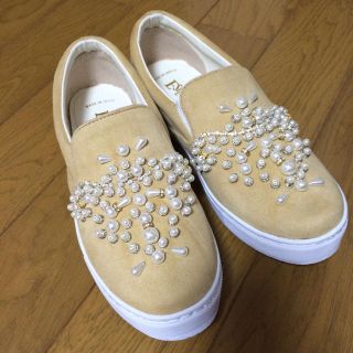 エスペランサ(ESPERANZA)のビジュー付スリッポン(スニーカー)