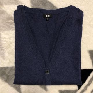 ユニクロ(UNIQLO)のUNIQLO メンズ カシミヤカーディガン M(カーディガン)