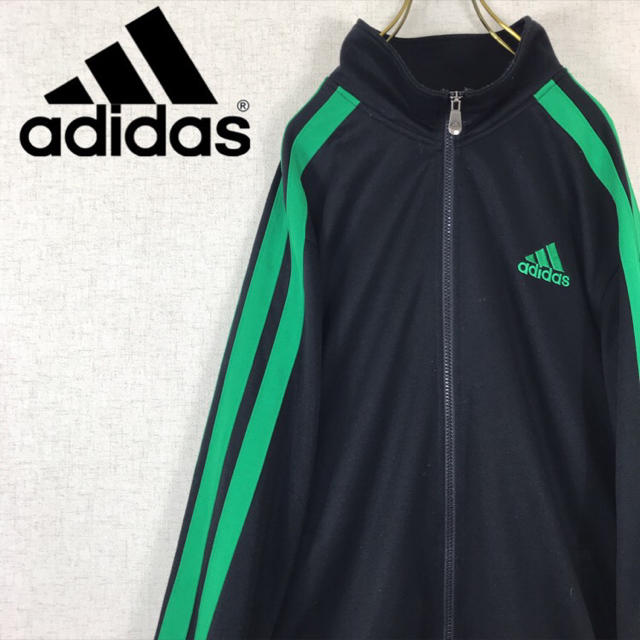 adidas(アディダス)の90s adidas アディダス ジャージ ワンポイント サイドライン XL メンズのトップス(ジャージ)の商品写真