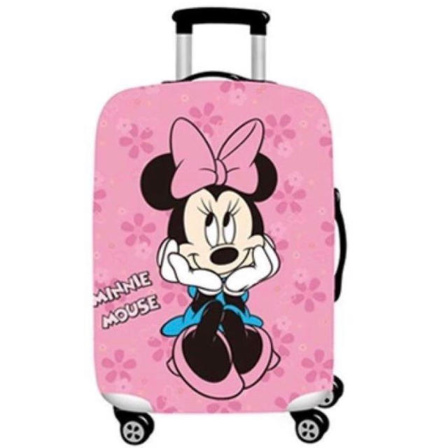 Disney(ディズニー)のSALE スーツケースカバー ピンクミニー Ｍ レディースのバッグ(スーツケース/キャリーバッグ)の商品写真