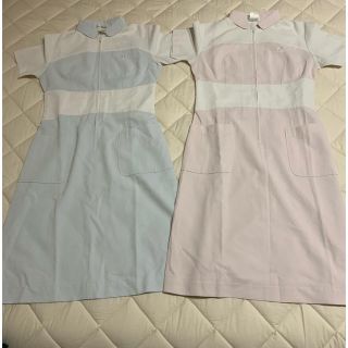 クレージュ(Courreges)の【2枚セット】クレージュ★ナース服(ひざ丈ワンピース)