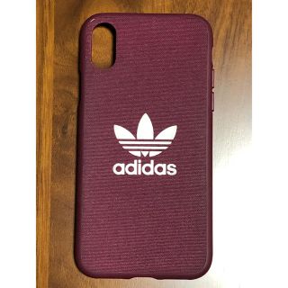 アディダス(adidas)のiPhoneXS/Xケース Moulded Case Canvas Maroon(iPhoneケース)