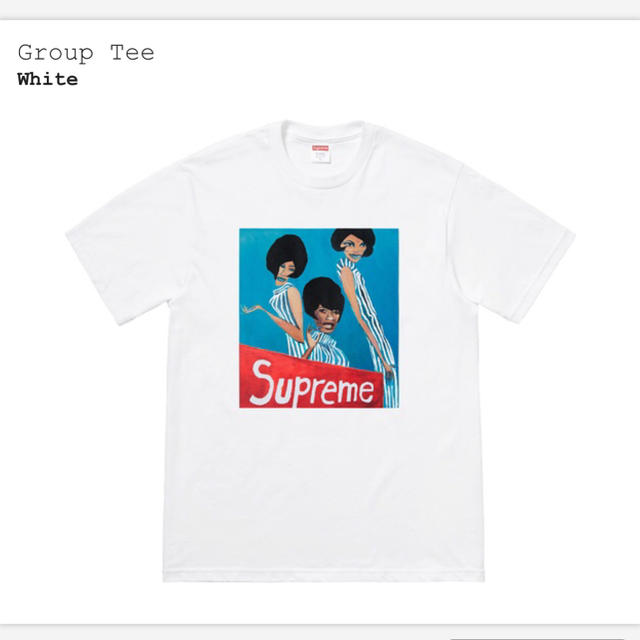 送料込み 新品 Supreme Group Tee M ホワイト 白