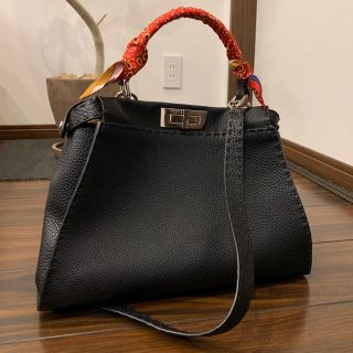 フェンディ(FENDI)のフェンディ ピーカブー セレリアブラック(ハンドバッグ)