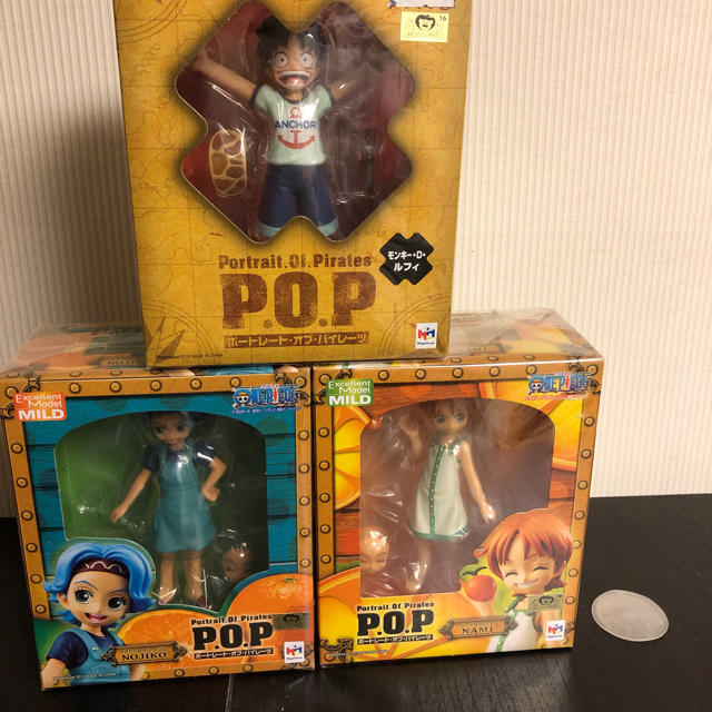 MegaHouse - 新品未開封 ワンピース フィギュア pop 幼少期 3セットの