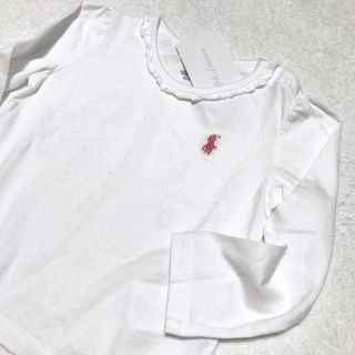 ラルフローレン(Ralph Lauren)の新品✨フリル ロングスリーブ カットソー 18M/85(シャツ/カットソー)