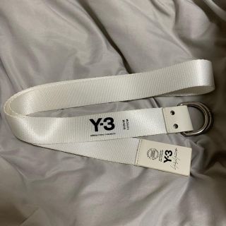 ワイスリー(Y-3)のY-3ロゴベルト＊ホワイト(ベルト)