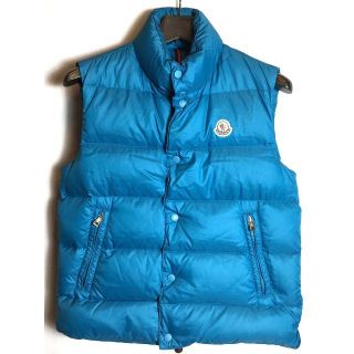 モンクレール(MONCLER)の国内正規代理店タグ付★モンクレール★ジード★ダウンベスト ワッペン 水色系★1(ベスト)