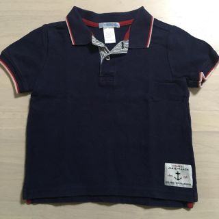 プチバトー(PETIT BATEAU)のジャニーアンドジャック 半袖ポロシャツ(Tシャツ/カットソー)