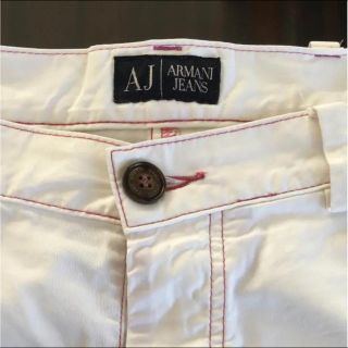 SALE/ ARMANI JEANS アルマーニ ジーンズ ショートパンツ カジュアル シャンブレー ベージュ (メンズ 38) N5848