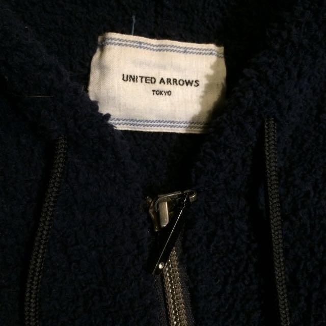 UNITED ARROWS(ユナイテッドアローズ)のアローズ☺︎ネイビーもこもこパーカー レディースのトップス(パーカー)の商品写真