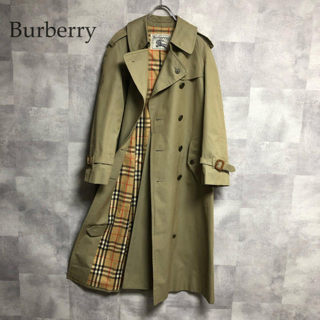 BURBERRY - Burberry PRORSUM ノバチェック トレンチコート カーキの ...