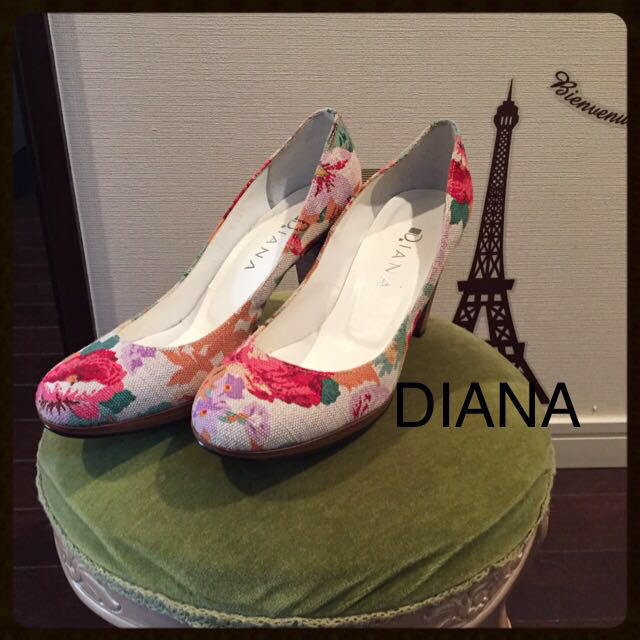 DIANA - DIANA花柄パンプス