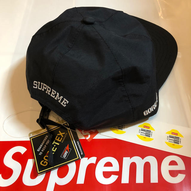 Supreme GORE-TEX S-Logo 6-Panel 黒