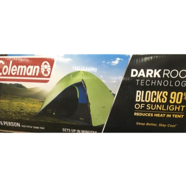 仕様新品 コールマン ファストピッチ ダークルーム Coleman 6人 テント