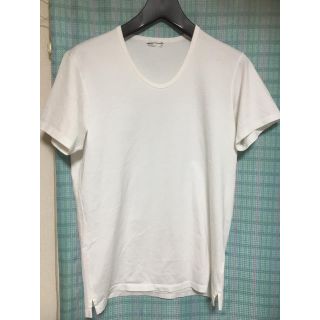 ラッドミュージシャン(LAD MUSICIAN)のLAD MUSICIAN 15ss UネックTシャツ 42 美品 川上洋平 着用(Tシャツ/カットソー(半袖/袖なし))