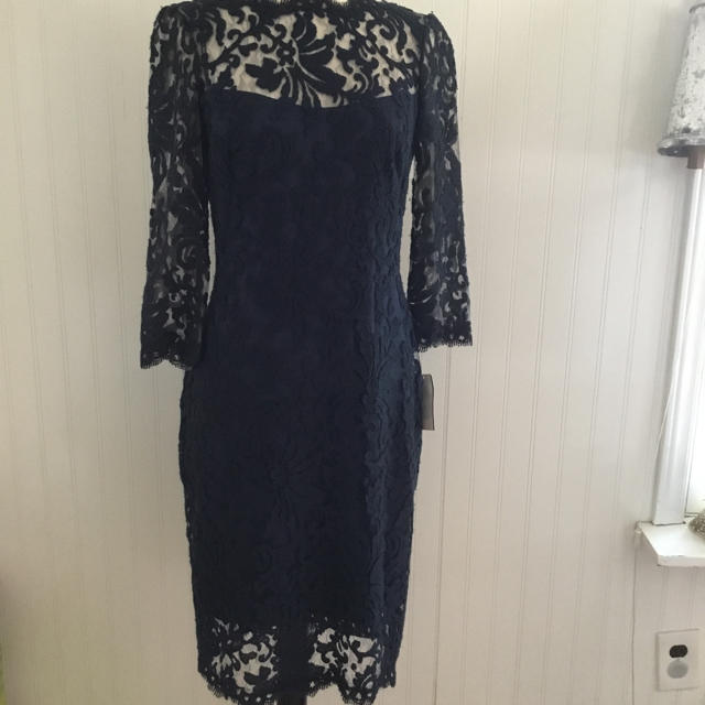 新品 Tadashi Shoji タダシショージ レース ワンピース US6