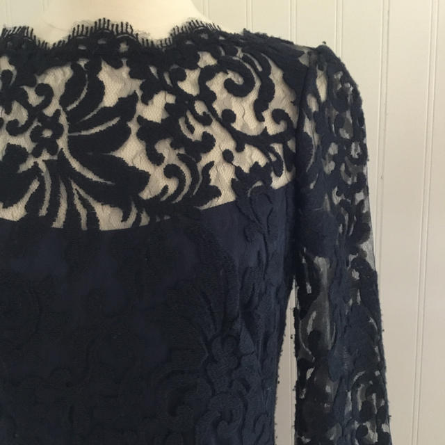 TADASHI SHOJI(タダシショウジ)の新品 Tadashi Shoji タダシショージ レース ワンピース US6  レディースのワンピース(ひざ丈ワンピース)の商品写真