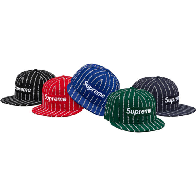 Supreme new era cap 黒 7 3/8