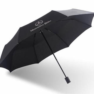 ビーエムダブリュー(BMW)のメルセデスベンツ Mercedes-Benz 折りたたみ傘 黒 アンブレラ 新品(傘)