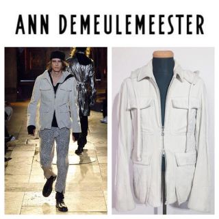 アンドゥムルメステール(Ann Demeulemeester)の希少 アンドゥムルメステール 2006AW パリコレ着用モデルM65ジャケット(ミリタリージャケット)