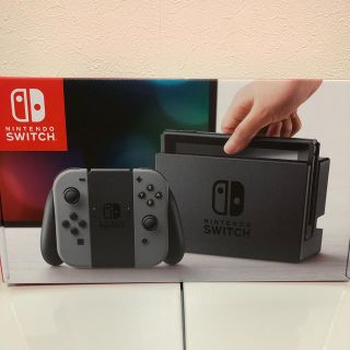 ニンテンドースイッチ(Nintendo Switch)の【新品/値引不可】任天堂 switch 本体 グレー(家庭用ゲーム機本体)