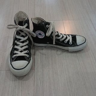 コンバース(CONVERSE)のコンバース スニーカー 黒 22㎝(スニーカー)