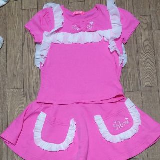 ロニィ(RONI)の新品‼️タグ無し！ロニ、セトアSサイズ&羽織りセット(Tシャツ/カットソー)